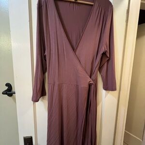Banana Republic Mauve Wrap Dress